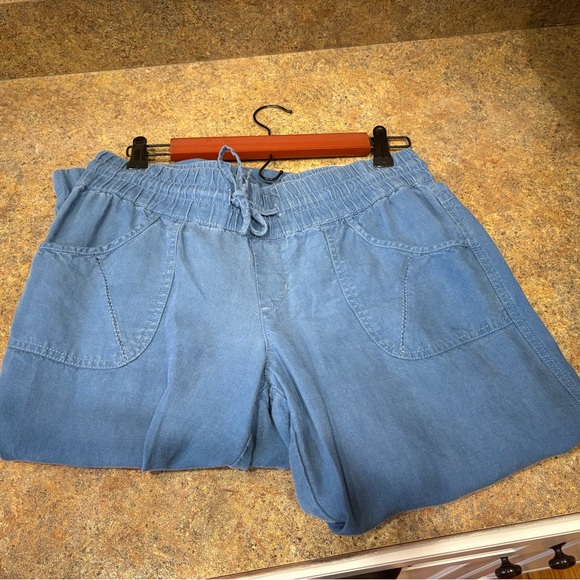 Athleta Linen Wide Leg Pants PETITE - Picture 5 of 7